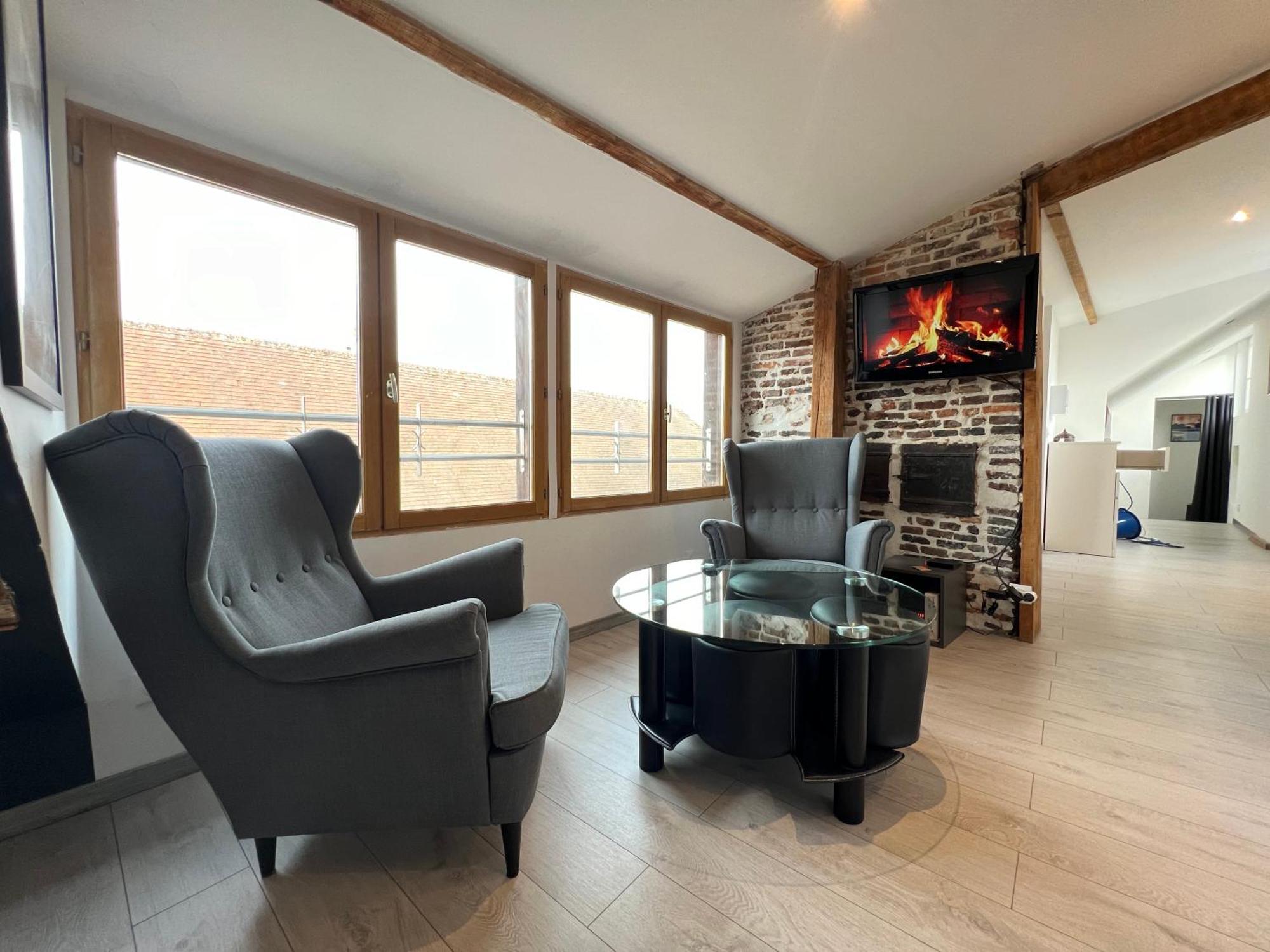 Bellevue Appartement Sous Les Toits Hypercentre Climatise Dole Exteriör bild